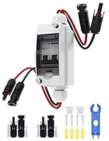 DIHOOL 15A 400V Komplettset Solar Anschlusskasten PV Anlage DC Trennschalter für Einspeisesteckdose Solarmodule Balkonkraftwerk