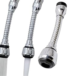 Fregadero Alargado LK Alargador Grifo Cocina Fregadero | Aireador Adaptador Grifo Lavabo y Baño con 2 Tipos de Chorro | Extensor Manguera Grifo Fregador para Ahorro de Agua