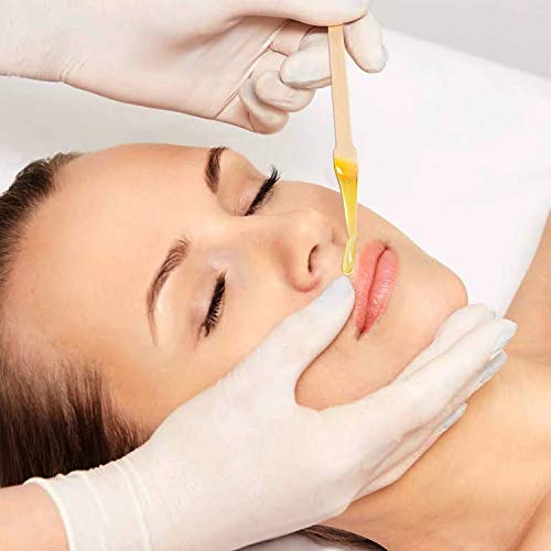 Mibly Wooden Wax Sticks - Eyebrow, Lip, Nose Small Waxing Applicator Sticks For Hair Removal And Smooth Skin - Spa And Home Usage (Pack Of 200) #TOP4