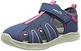 Superfit Mädchen Wave Sandalen, Blau Rosa 8020, 24 EU
