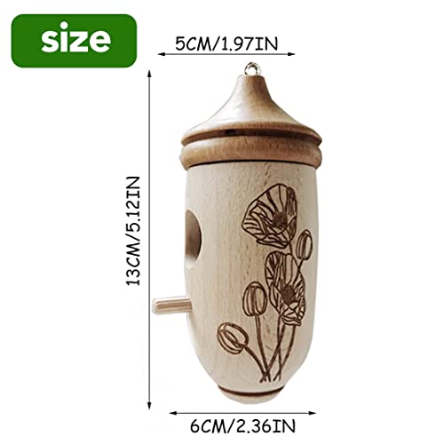 Hummingbird House, 3Pcs Wooden Hummingbird Houses For Outside, Hummingbird Houses Wooden Hummingbird House Hummingbird Houses For Outside Hanging, Hummingbird Nest (3Pcs (D+E+F)) #TOP5