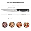 imarku Steak Knives, Steak Knives Set of 8, Serrated Steak Knife Set with Pakkawood Ergonomic Handle, Japanese HC Steel Steak Knife and Gift Box, Best Gift for Christmas&Thanksgiving #1