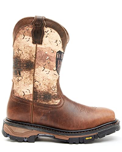 Cody James Men's 11" Camo Flag Decimator Work Boot Composite Toe - Bcjc0spw1312