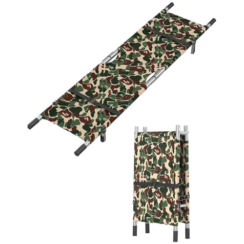 Brancard pliable portable design en cuir de vachette haut de gamme - 2