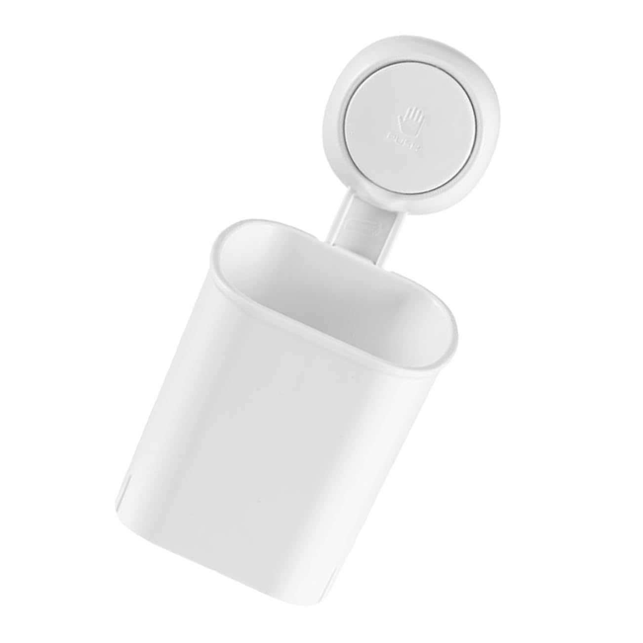 GLEAVI 5 Pezzi Thotocognio Titolare Doccia Porta Spazzolini Da Bagno Parete Porta Spazzolino Supporto Da Parete Adesivo Sospeso Accessorio Da Bagno Bianca Addominali