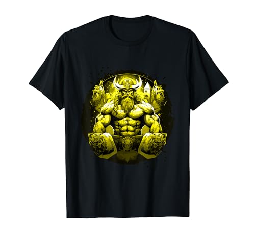 Viking Bodybuilding Valhalla - Pesas para levantamiento de pesas Camiseta