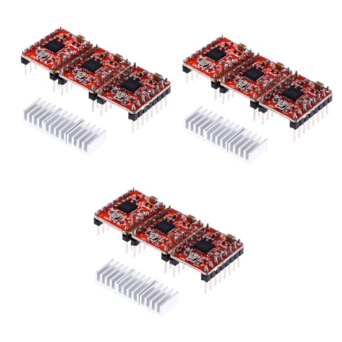 Mobestech 15pcs Stepper Motor Driver Module by Stepstick Pololu Compatible Printer Motors