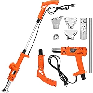 Onkruidbrander Met 5 Nozzles Elektrische Weed Killer Thermische Wieden Stok BBQ Ontsteker 2000W Tot 650℃ 6ft Netsnoer…