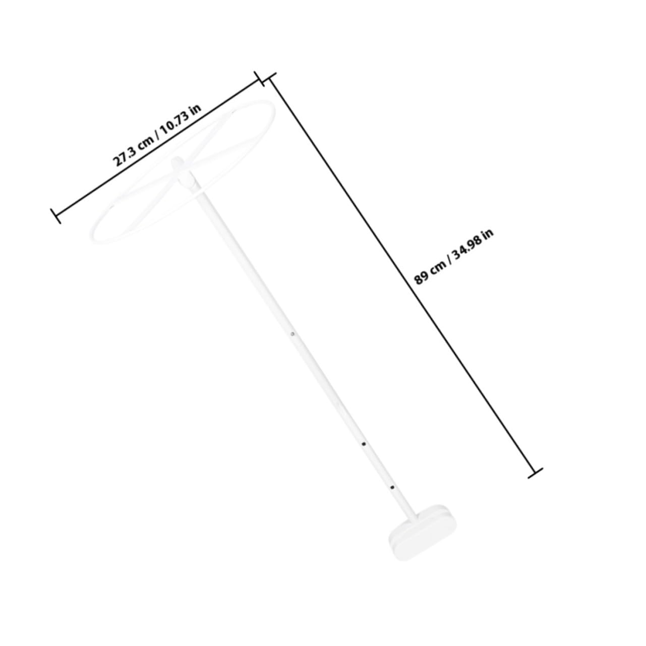 ERINGOGO Support de Moustiquaire Épaisseur Rail Berceau Moins de 2,4cm pour Lit Bébé en Acier Blanc Détachable Compatible Universellement 2 Sets pour Bébé