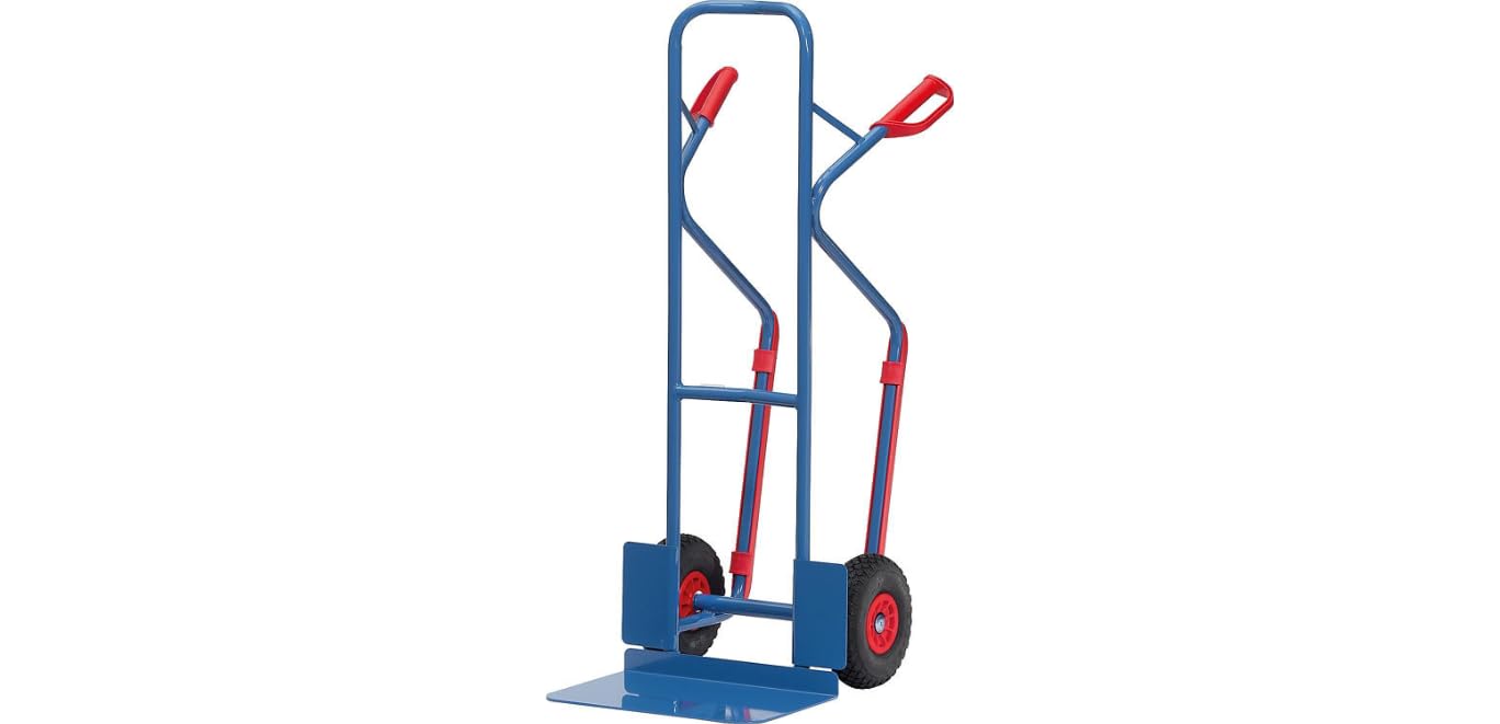 Fetra Sackkarre Kufenkarre, B1331P, pannensichere Bereifung, Tragkraft 300kg