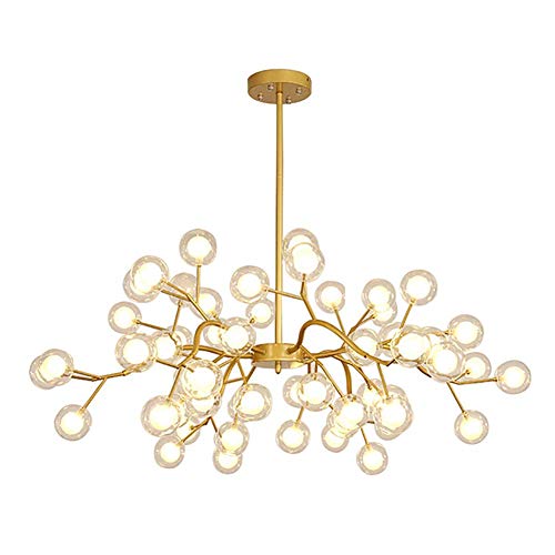 Lámpara Sputnik cromada de diseño exclusivo con 30 puntos de iluminación para techo