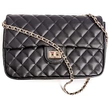 FEVERSOLE Crossbody Bag Vegan Leather Women Retro Small Saddle Satchel Shoulder Bag Tote With Long Adjustable Strap