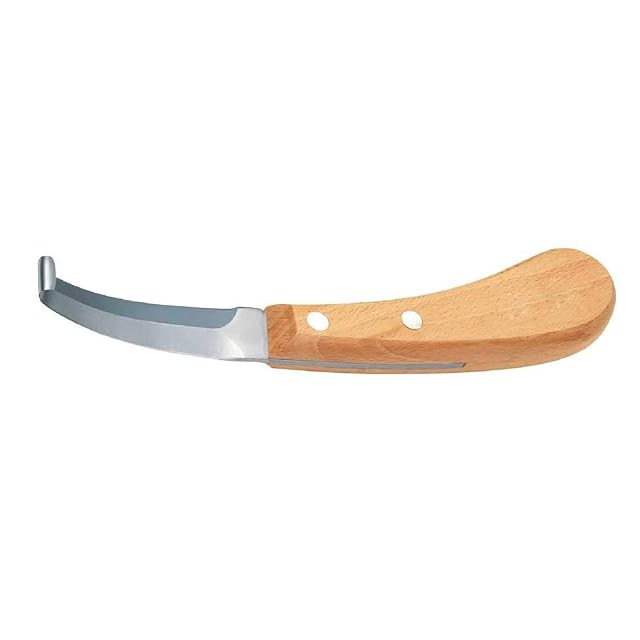 Kerbl Cuchillo profesional para pezuñas doble en 1 pieza