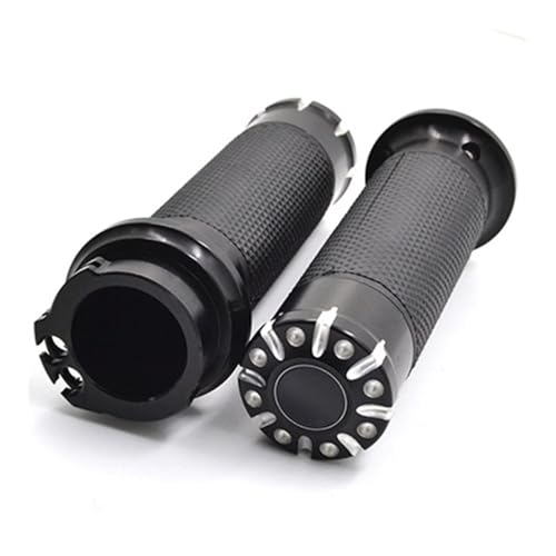 Poignées guidon moto 25mm CNC anti glisse pour résoudre les vibrations