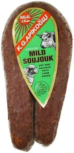 Halal Soujouk – Mild (~ 1 lbs)