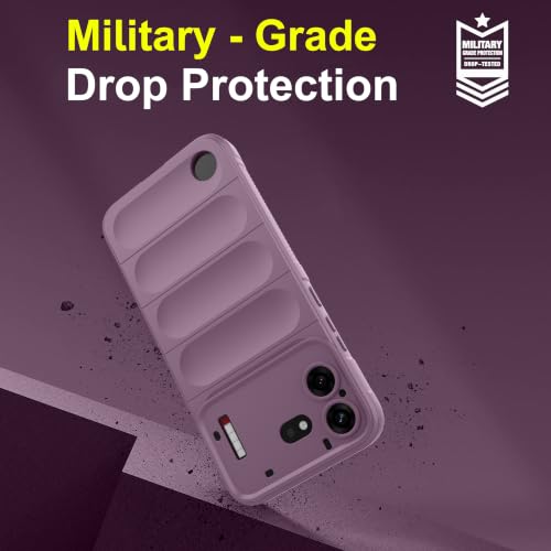Image of Zapcase Back Case Cover for Nothing Phone (4b) | Compatible for Nothing Phone (4b) Back Cover | Liquid Silicon Magic Case with Camera Protection | Lavender