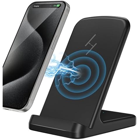 Zestiq Wireless Charger, 15W Wireless Charging Stand Cover