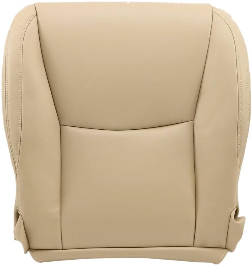 SecosAutoparts Front Driver Bottom Leather Seat Covers Light Tan Upholstery Compatible with Lexus GX470 2003 2004 2005 2006 2007 2008 2009
