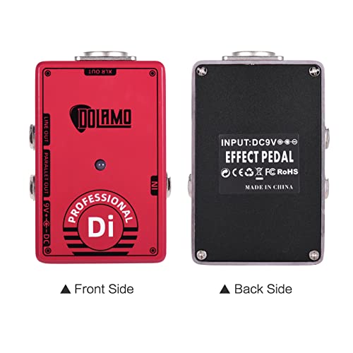 SHUIYUE Pédale d’effet Guitare D-7 Professional DI Box avec Interrupteur Ground Lift XLR Out pour Guitare électrique… - Les Beatles, Paul McCartney, John Lennon, RIngo Starr, George Harrison SHUIYUE Pédale d'effet Guitare D-7 Professional DI Box avec Interrupteur Ground Lift XLR Out pour Guitare électrique… – Image 3