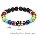 KCRPM Healthbangle Lymphatic Drainage Chakra Bracelet, Health Bangle Chakra Bracelet, 7 Chakra Beaded Bracelets for Women Men (2 Pcs - A+B)