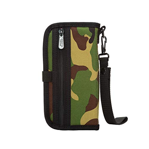 Manhattan Portage Continental Wallet (Camouflage, Snap closure, zippered compartments, credit cards, ID cards, cash, Thirteen pockets, 1000D) - Image 6