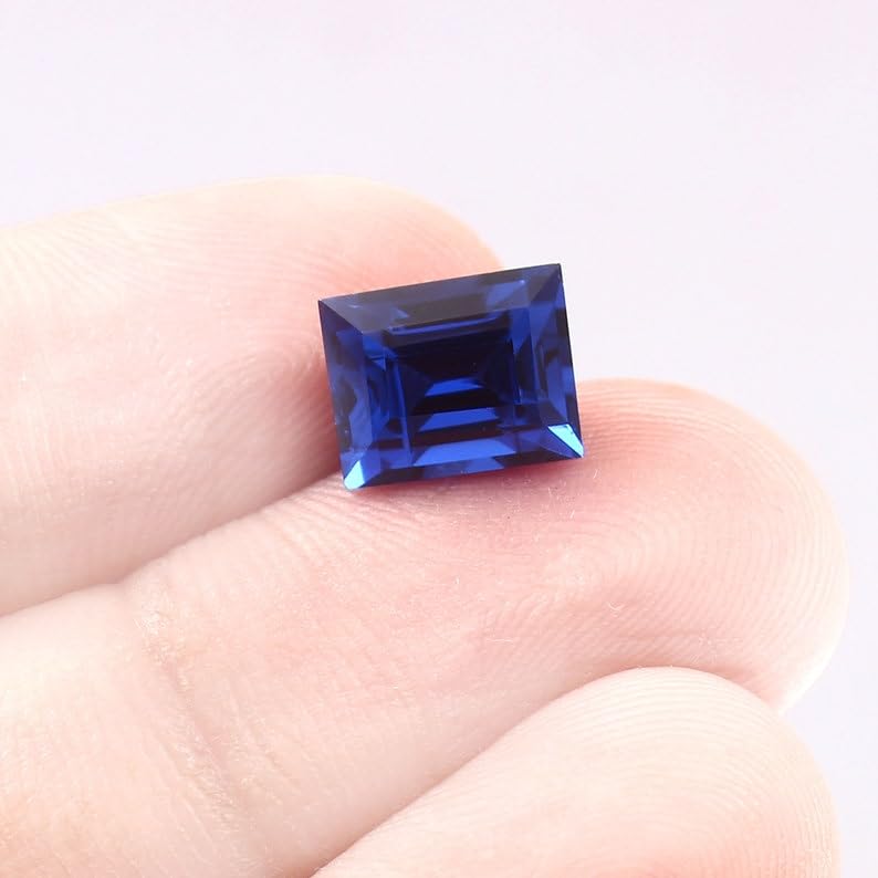 Saphir bleu pour fabriquer un collier unique, cadeau artisanal idéal - 2