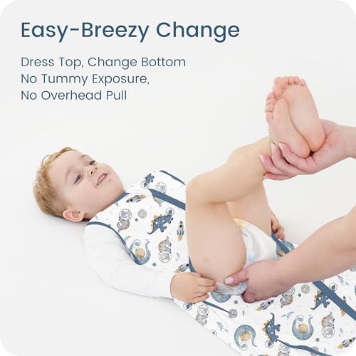 Image of Toddler Sleep Sacks 2T-3T-4T, 0.5 TOG Light Summer Wearable Blankets, Extra Long XL Sleeping Bags, 2 Pack