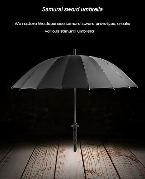 Image of Samurai Umbrella Katana Umbrella Japanese Creative Clear Umbrella Can Be Used As A Decorative Item, The Best Choice and Birthday Gifts