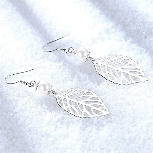 Boucles d'oreilles à goujon en argent 925 et crochet pendentif - 4