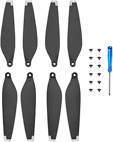 Hélice para acessórios de drone Mini 3 Pro, 2 pares de kit de hélice de voo silencioso para drone Mini 3 Pro, acessórios para drone, kit de hélice de voo silencioso com parafusos e chave de fenda