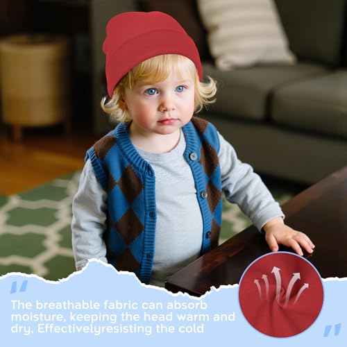 Zando Baby Beanie Hat Newborn Hats Toddler Infant Soft Cute Knit Cap Nursery Winter Beanie for Baby Girl Boy4