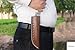 Ottoza TOP Grain Leather Knife Sheaths for Fixed Blade Knives, Leather Knife Sheath for Belt, Leather Knife Holster Belt Knife Holder, Vertical Knife Sheath for Belt No:111