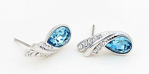 Crystalline-Azuria-Mujer-18ct-Chapado-en-Oro-Blanco-Lagrimas-Cristales-Azul-Aguamarina-simulada-Juego-de-joyas-Collar-con-Colgante-45-cm-Pendientes-para-Mujer-Nina-Boda-Novia-y-Dama-de-honor