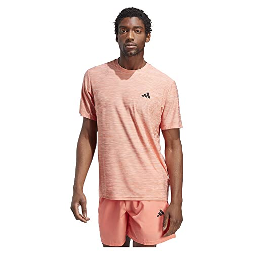 Adidas Hombre Train Essentials Stretch Training Tee, Coral Fusion White Black, S Adidas Hombre Train Essentials Stretch Training Tee, Coral Fusion White Black, S