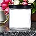 16 oz Large Clear Thick Glass Jar with Black Foam Lined Lid (4 pack)