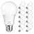MAXvolador A19 LED Light Bulbs 1500 Lumens, 100-125 Watt Equivalent LED Bulbs, 5000K Daylight White 13-Watt, Standard E26 Medium Screw Base, Non-Dimmable/Flicker