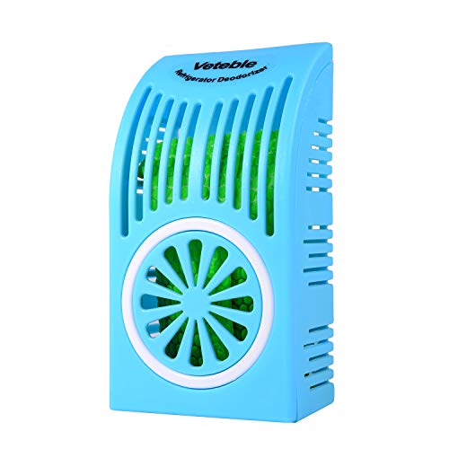 Veteble Reusable Refrigerator Deodorizer, Fridge & Freezer Odor Eliminator, Better Than Baking Soda