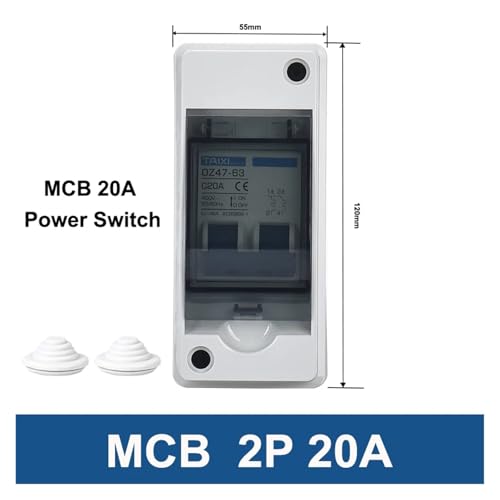 Boîte de distribution électrique étanche IP65 disjoncteur MCB boîte de jonction - 4