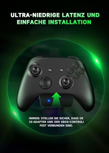 Image of Wireless Gaming Headset for Xbox Series X|S, Xbox One, PS5, Black /Green