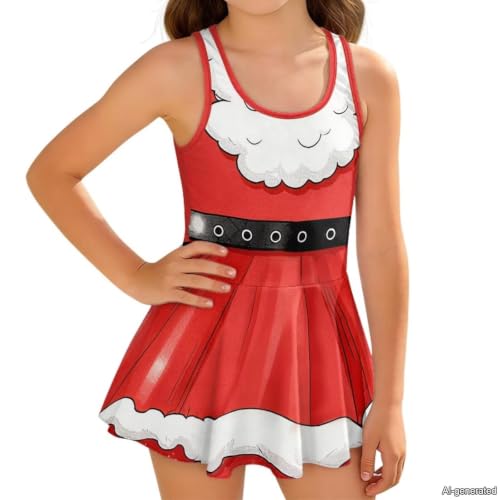 Image of KEIAHUAN Gymnastics Leotards for Girls Sleeveless Bodysuit Dance Leotards Performance Costume