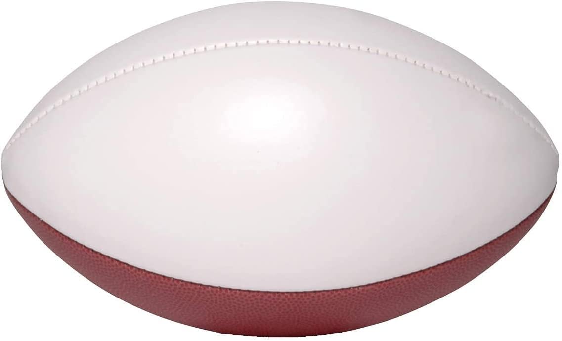 Autogramm Blank Full Regulation 12 Zoll Fußball | Offizielle Größe 9 | Fußball-Trophäe zum Unterschreiben mit zwei weißen Tafeln