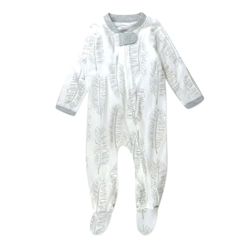 Image of HonestBaby Sleep & Play Footed One-piece Pajama Sleeper 100% Organic Cotton, Baby Boys