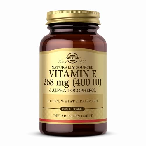 Solgar | Vitamin E | Suplemento Alimenticio que Apoya al Sistema Cardiovascular e Inmunológico | Con Vitamina E | Para Hombre y Mujer | 100 Cápsulas