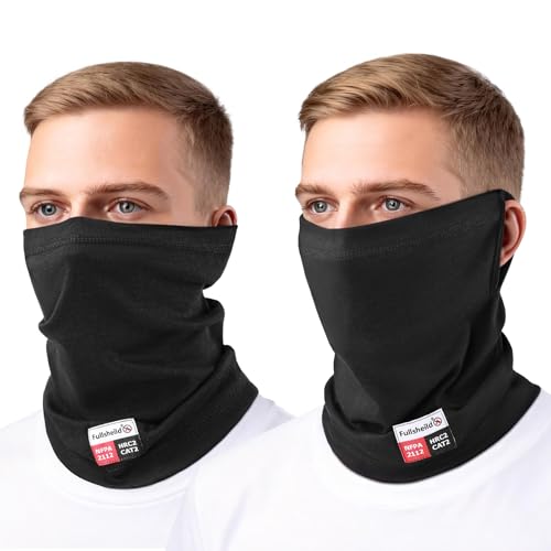 Image of Fullsheild FR Face Mask Summer FR Neck Gaiter Lightweight FR Neck Protector | FR Face Mask for Men Summer FR Neck Gaiter Lightweight Welding Hood Face Cover Flame Resistant Welding Neck Protector