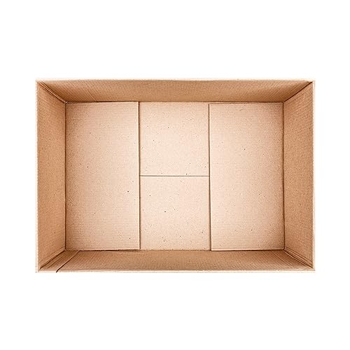 Image of BonKaso 3 Ply Corrugated Boxes for Packaging | 15 inchx11 inchx9 inch (Pack of 25) | Brown Cardboard Packing Boxes for Shipping, Moving & Storage | Large Carton Boxes for Courier & Goods Transportation