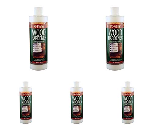 PC Products PC-Petrifier Water-Based Wood Hardener, 16oz, Milky White 164440, 16-Ounce - 5 Pack