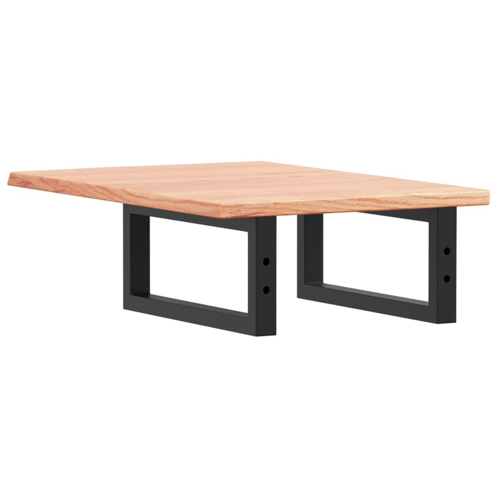 Tapa de la vanidad Roble Madera Maciza, Estantería Baño Acero