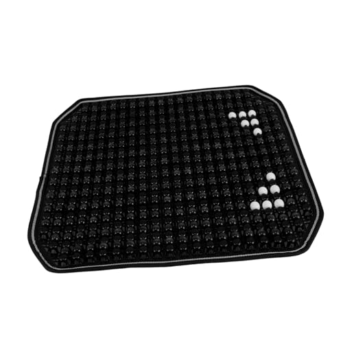 OUNONA Comfortable Seat Cushion for Cars Trucks Wood Beaded Anti-Slip Breathable Universal Fit