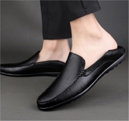Non Slip Sole Lightweight Loafers Casual Events Slip On Shoes Genuine Leather Comfortable Walking Shoes for Men2