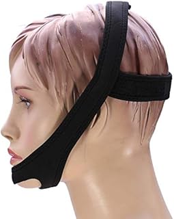 Snoring Chin Strap, Adjustable Anti Snore Head Chin Strap,Professional Relief Snoring for Men